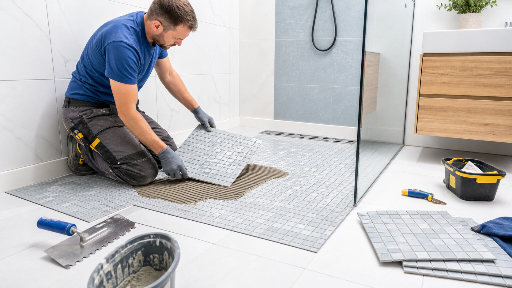 Rénover le sol d'une douche italienne : étapes, matériaux et conseils pratiques